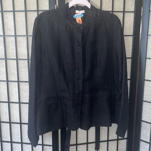 Eileen Fisher linen jacket